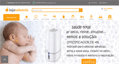 Desktop Screenshot of lojavalencio.com.br