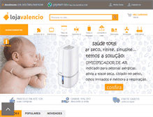 Tablet Screenshot of lojavalencio.com.br